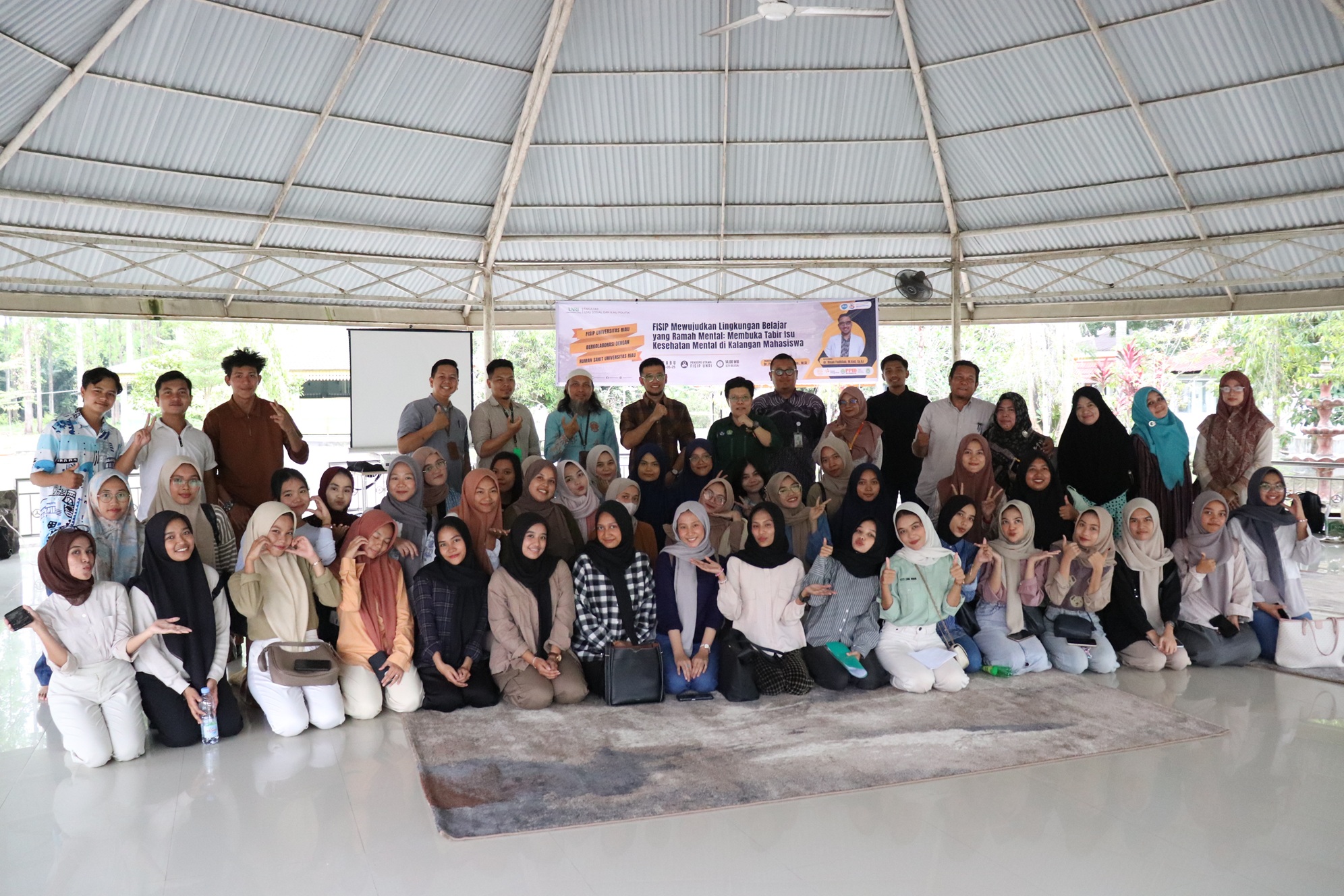 Ciptakan Lingkungan Belajar yang Lebih Ramah dan Inklusif, FISIP UNRI Taja Talkshow Kesehatan Mental Berkolaborasi dengan Rumah Sakit UNRI