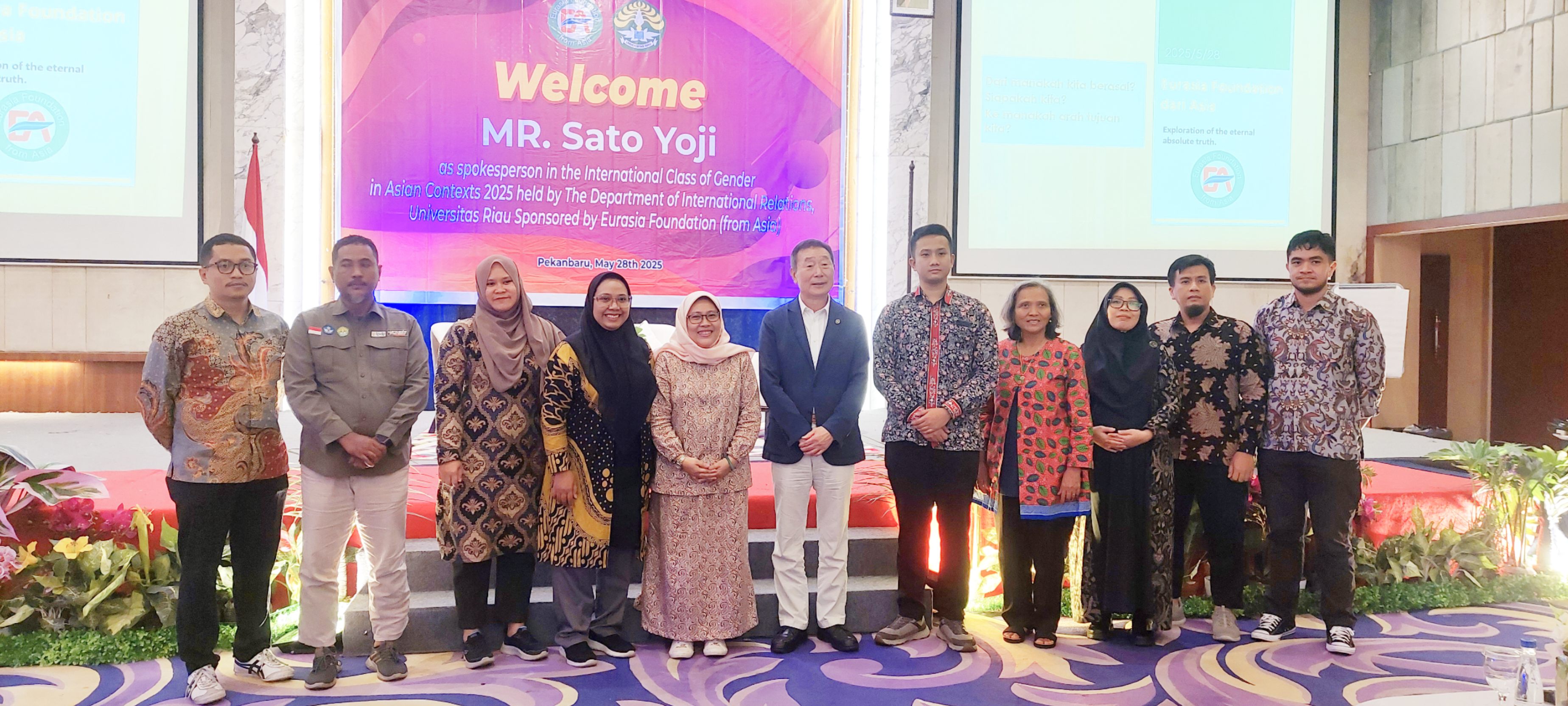 Kelas Internasional HI Universitas Riau - Eurasia Foundation (From Asia): Exploration of the Eternal Absolute Truth.