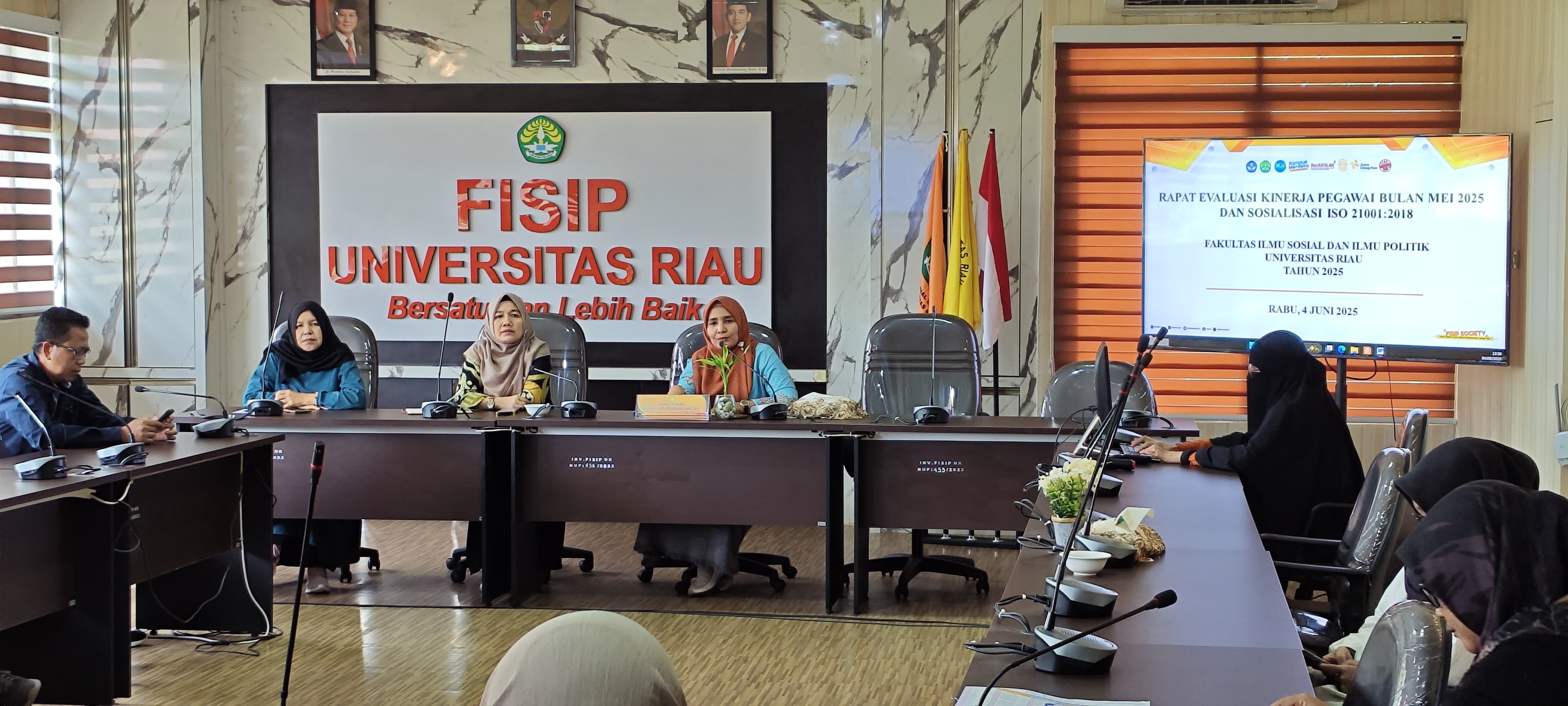 Menuju Tata Kelola Unggul: FISIP UNRI Gelar Evaluasi Kinerja dan Sosialisasi ISO 21001:2018