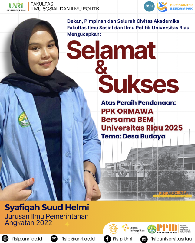 Selamat & Sukses Syafiqah Suud Helmi