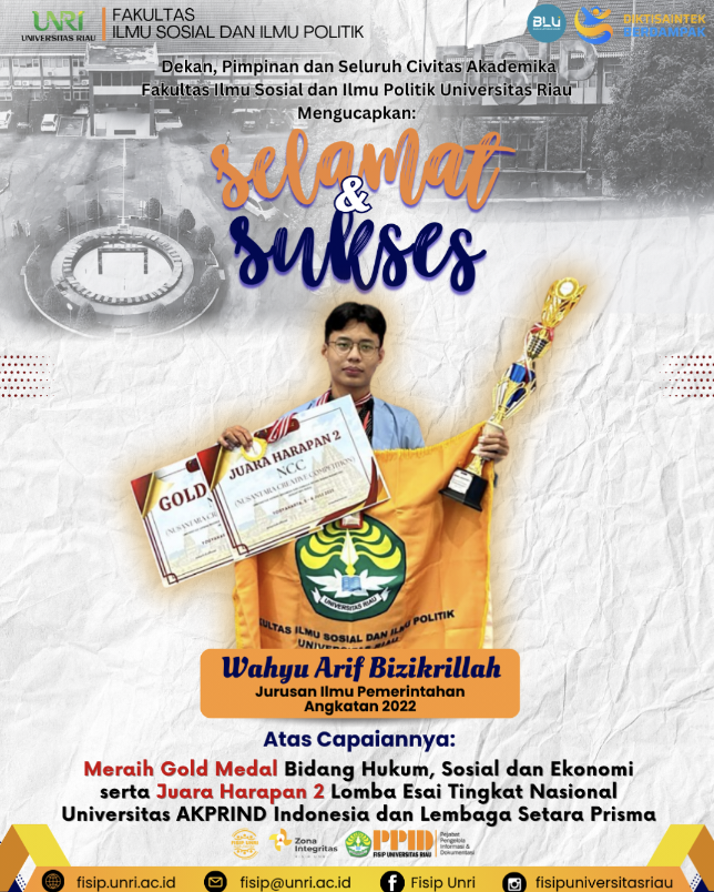 Selamat & Sukses Wahyu Arif Bizikrillah
