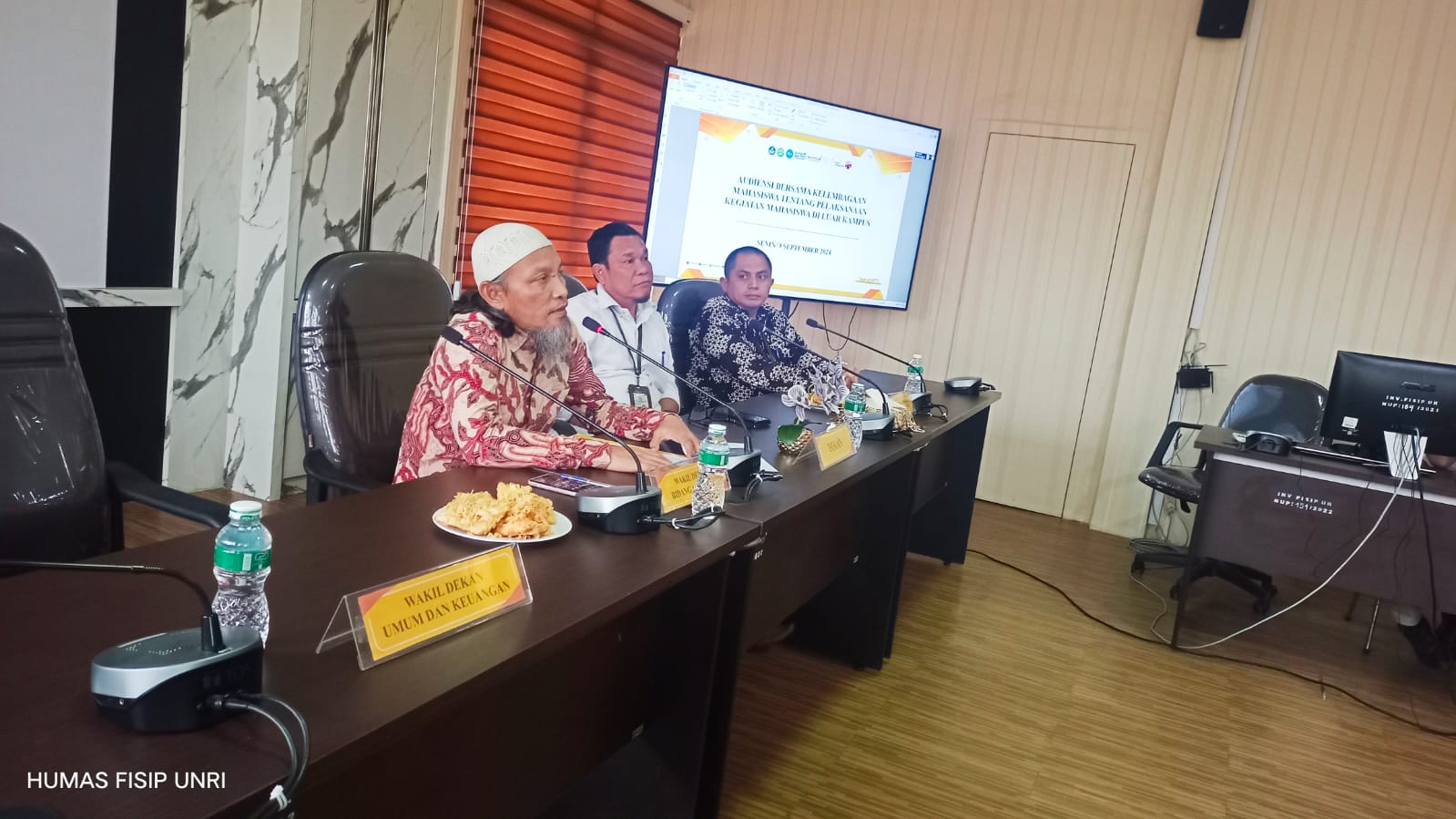 FISIP Universitas Riau Audiensi dengan Kelembagaan Mahasiswa