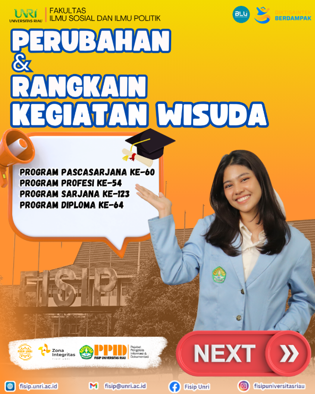 PENGUMUMAN RESMI PENGUNDURAN WISUDA UNRI JULI 2025