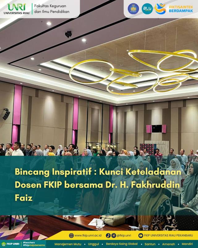 Bincang Inspiratif: Integritas Diri dan Spiritualitas Akademik, Kunci Keteladanan Dosen FKIP