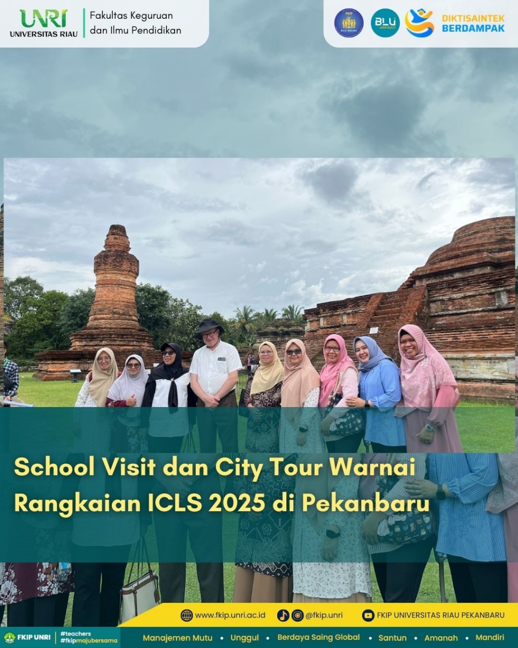 School Visit dan City Tour Warnai Rangkaian ICLS 2025 di Pekanbaru