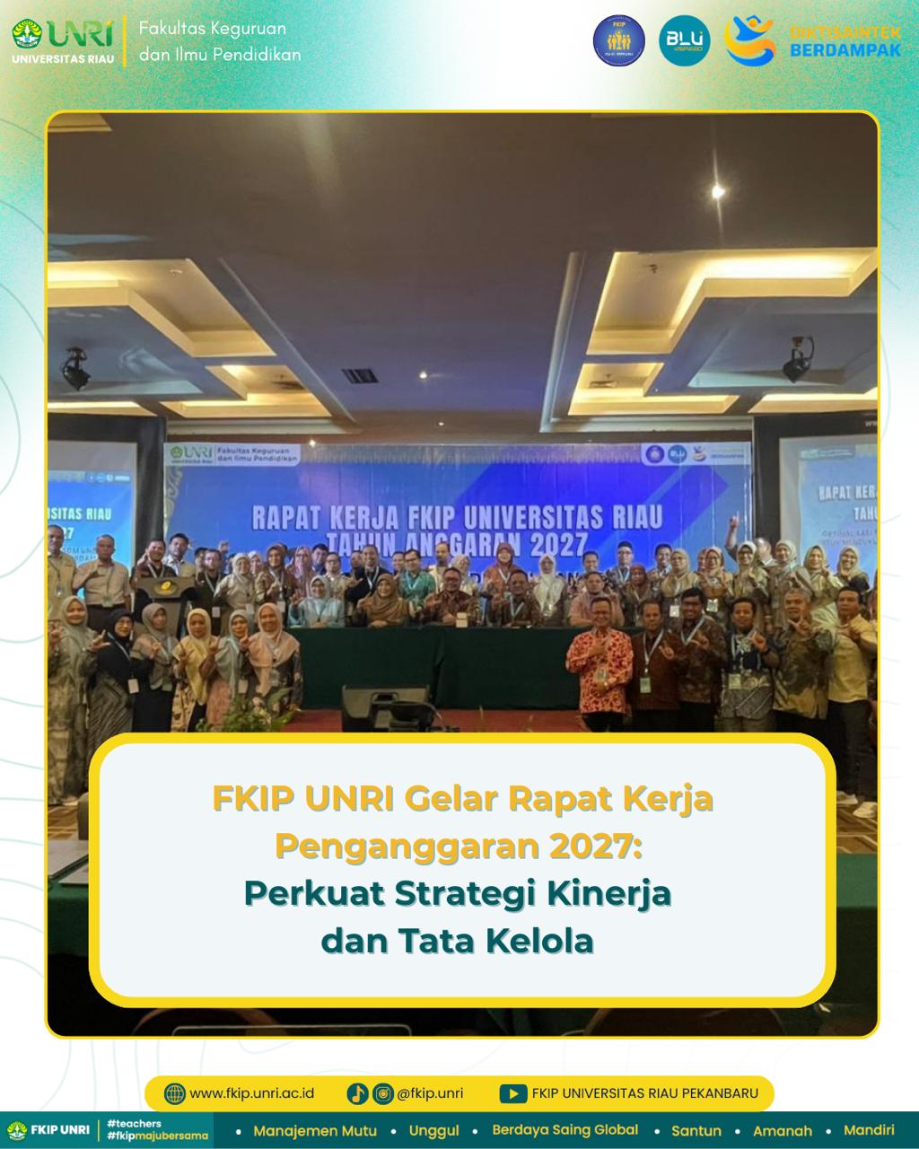 FKIP UNRI Holds 2027 Budget Planning Meeting to Strengthen Performance Strategy and Governance