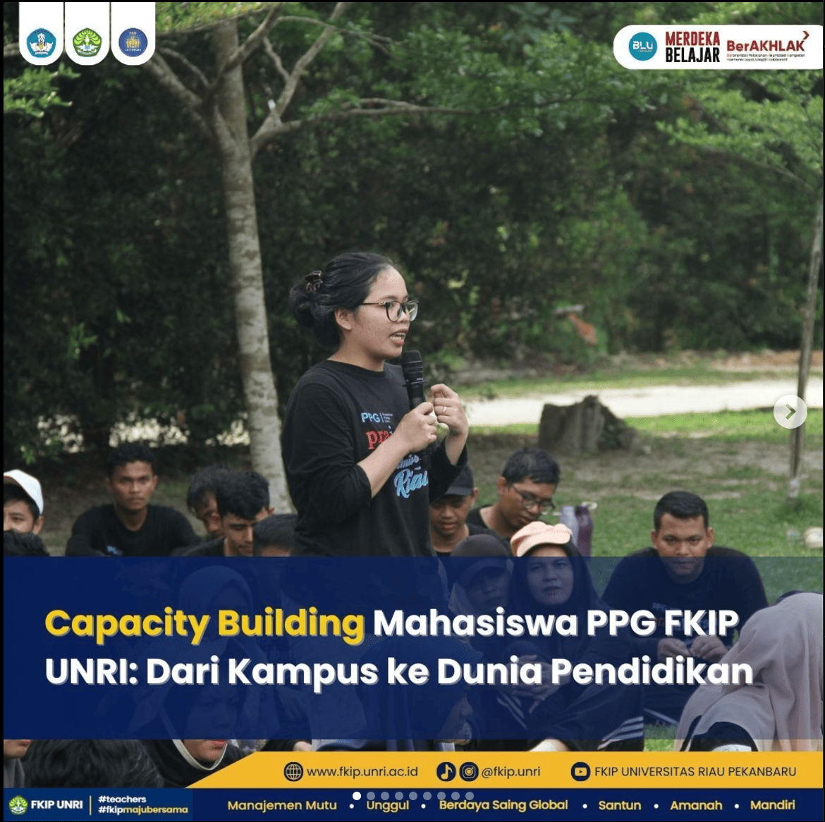 Capacity Building Mahasiswa PPG FKIP UNRI: Dari Kampus ke Dunia Pendidikan