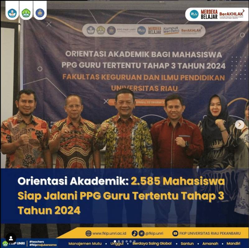 Orientasi Akademik: 2.585 Mahasiswa Siap Jalani PPG Guru Tertentu Tahap 3