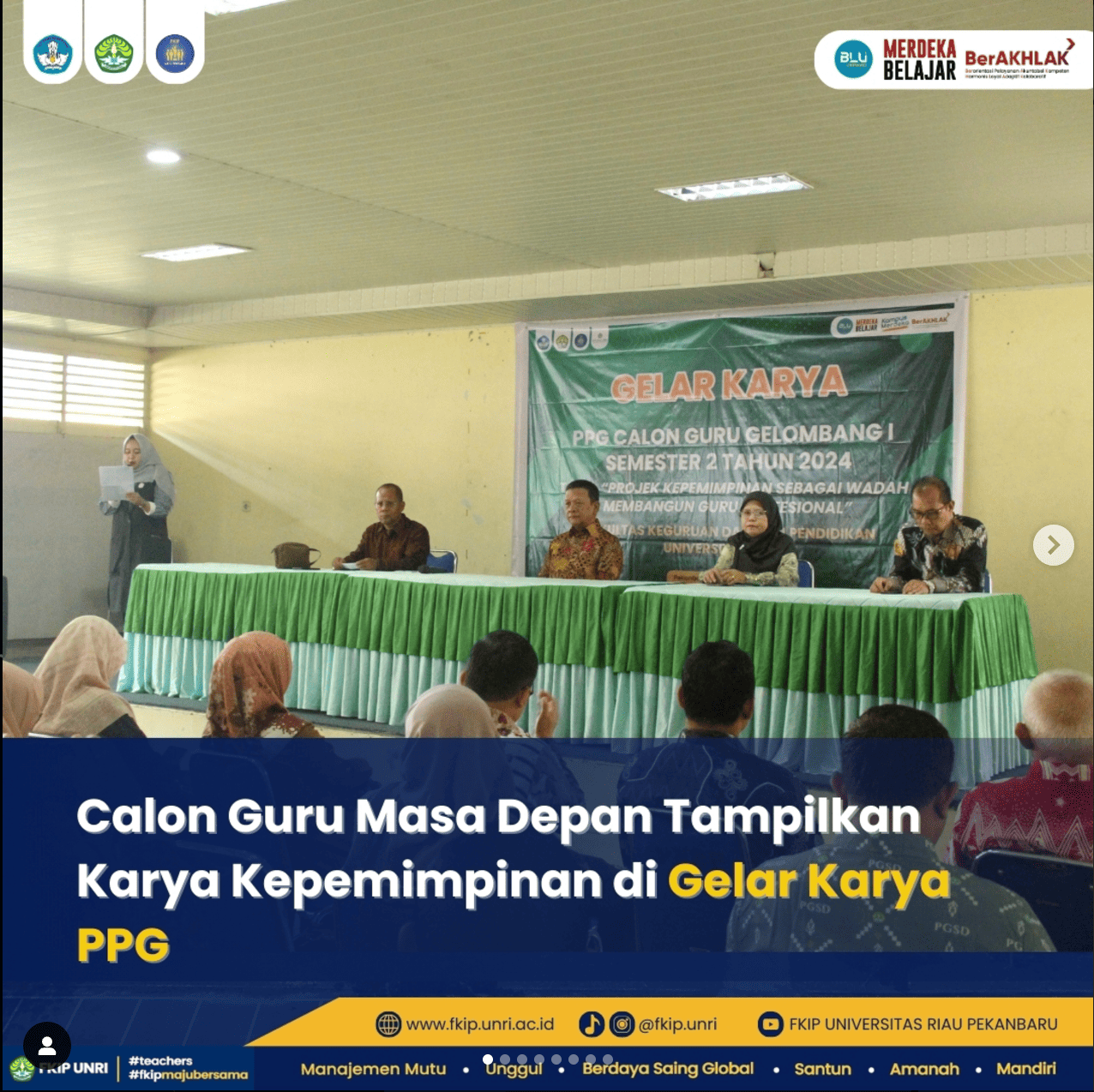 Calon Guru Masa Depan Tampilkan Karya Kepemimpinan di Gelar Karya PPG