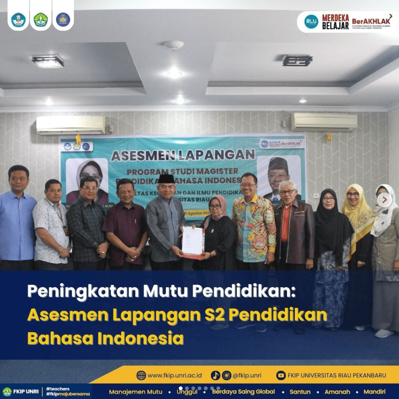 Peningkatan Mutu Pendidikan: Asesmen Lapangan S2 Pendidikan Bahasa Indonesia