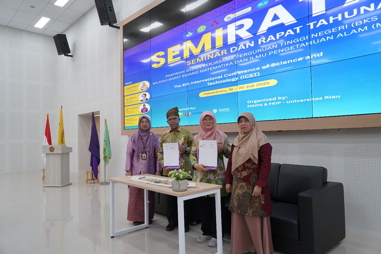 MoA antara FMIPA UNRI dan Universitas Mulawarman
