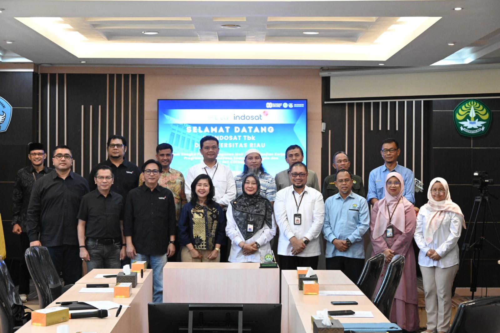 FMIPA UNRI dan Indosat Tandatangani MoA untuk Penguatan Tridarma Perguruan Tinggi