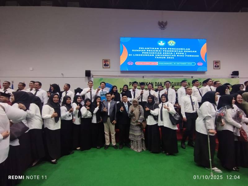 FMIPA UNRI Congratulates PPPK on Inauguration