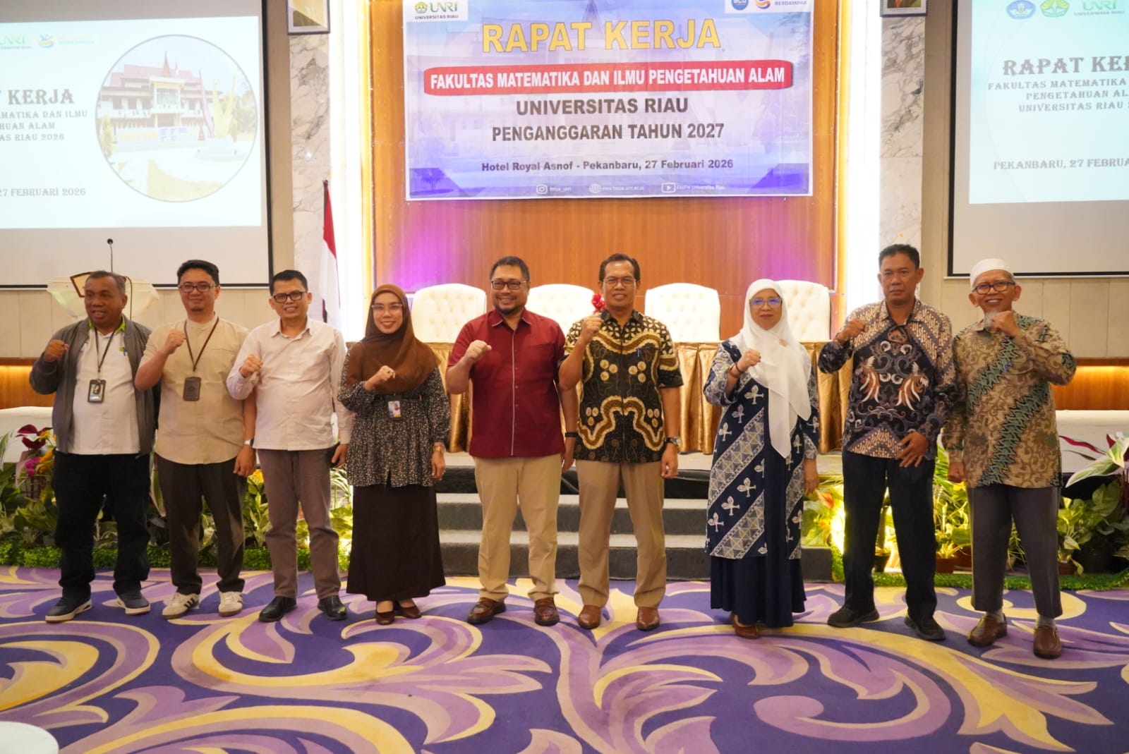 Rapat Kerja Fakultas Matematika dan Ilmu Pengetahuan Alam (FMIPA) Tahun Penganggaran 2027
