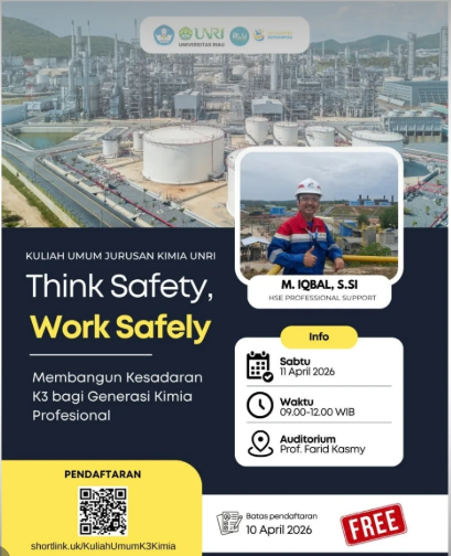 Think Safety, Work Safely: Membangun Kesadaran K3 bagi Generasi Kimia Profesional