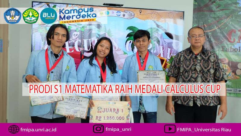 Prodi S1 Matematika raih Juara 1 Kompetisi Calculus Cup XV