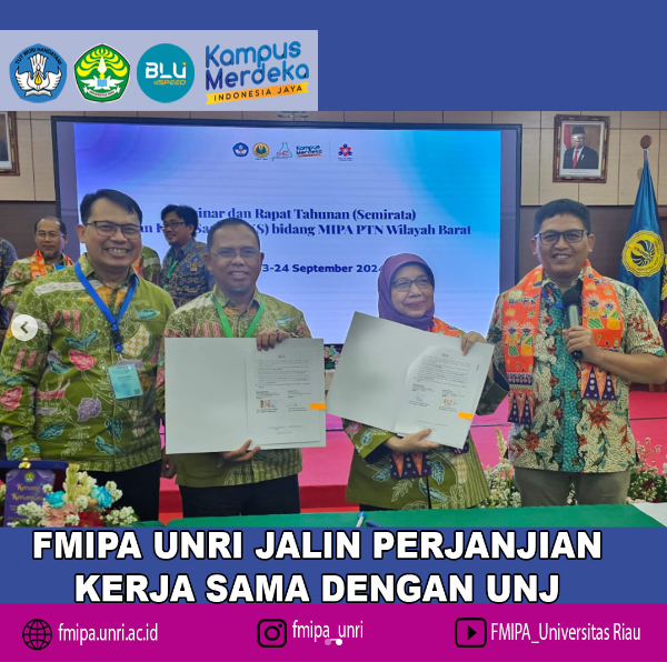 Perjanjian Kerja Sama FMIPA UNRI dengan Universitas Negeri Jakarta