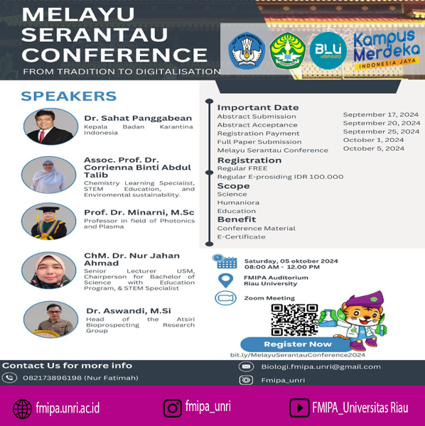 PENDAFTARAN MELAYU SERANTAU CONFERENCE