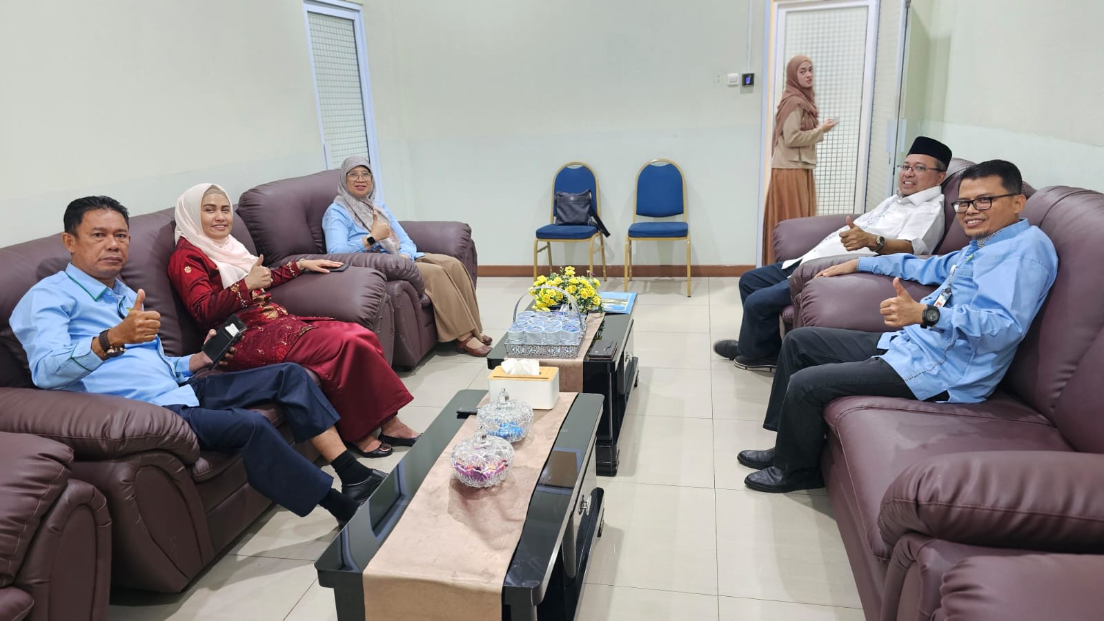 Anggota DPR RI Dr Karmila Sari, S.Kom, MM berkunjung ke FMIPA UNRI