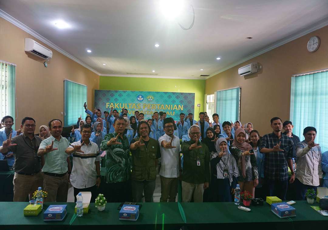 Prodi Penyuluhan Pertanian FP UNRI Taja Kuliah Umum “Komunikasi Pertanian di Era Digital”