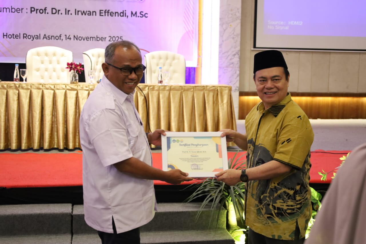 FP UNRI gelar Workshop Penulisan Artikel Ilmiah Bereputasi Internasional dan Penyusunan Road Map Penelitian & Pengabdian 5 Tahun