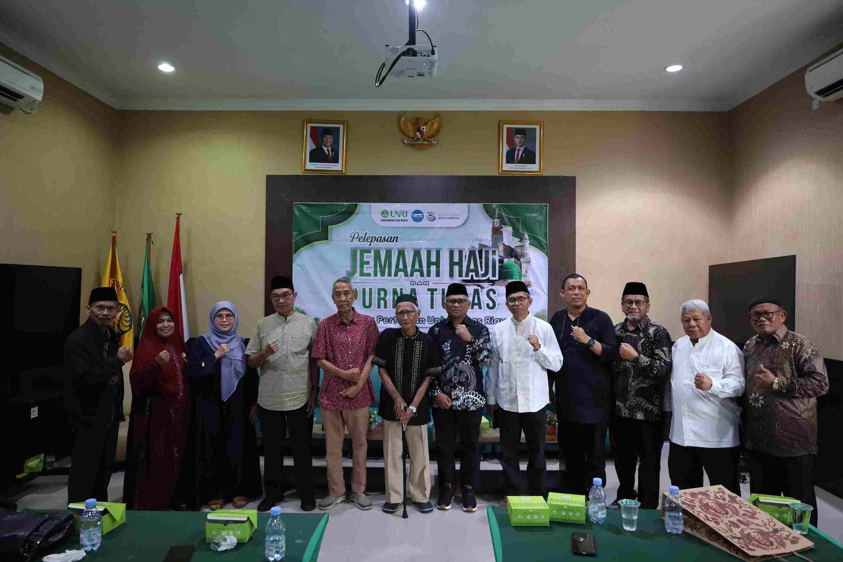 Halal Bihalal FP UNRI Dirangkai Pelepasan Jemaah Haji dan Purna Tugas Dosen serta Tendik