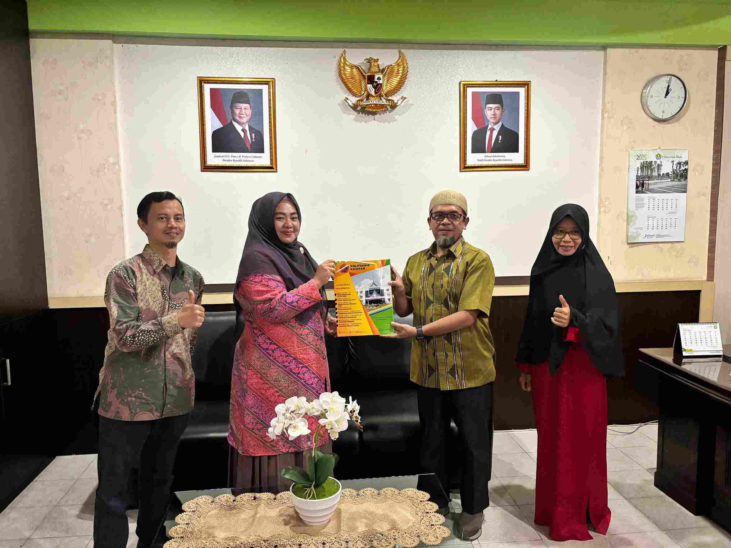 Implementasi kerjasama FP Unri- Politeknik Kampar