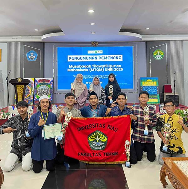 Mahasiswa Fakultas Teknik Raih Prestasi Gemilang pada MTQM Tingkat Universitas Riau