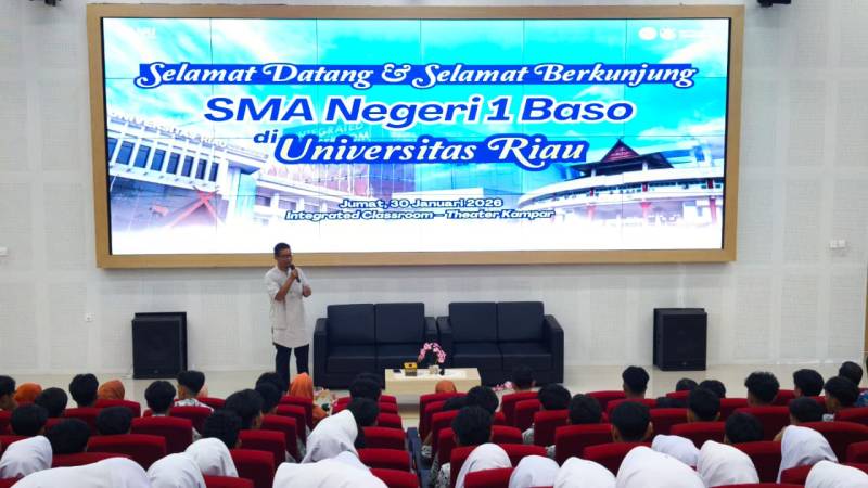 Fakultas Teknik UNRI Sambut Kunjungan Edukasi SMA 1 Baso Bukittinggi