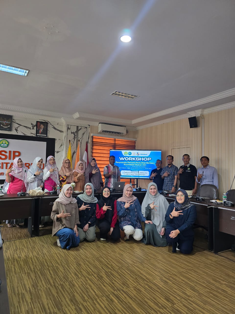 Workshop on AI-Based Course Planning Held by Communication Science Department