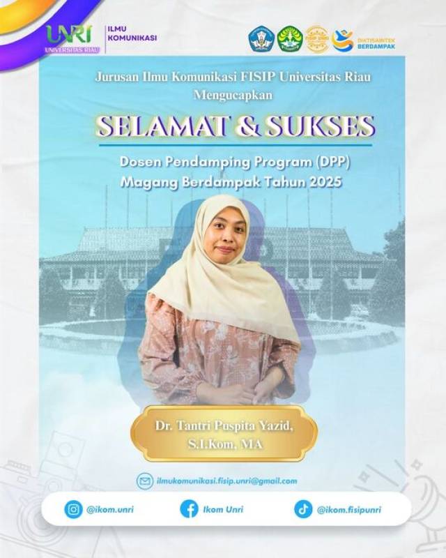 Dr. Tantri Puspita Yazid Selected as Supervising Lecturer for the 2025 Impactful Internship Program