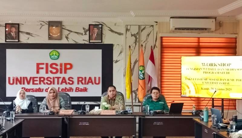 Optimizing Digital Channels, FISIP UNRI Integrates Study Program Websites and Social Media Platforms
