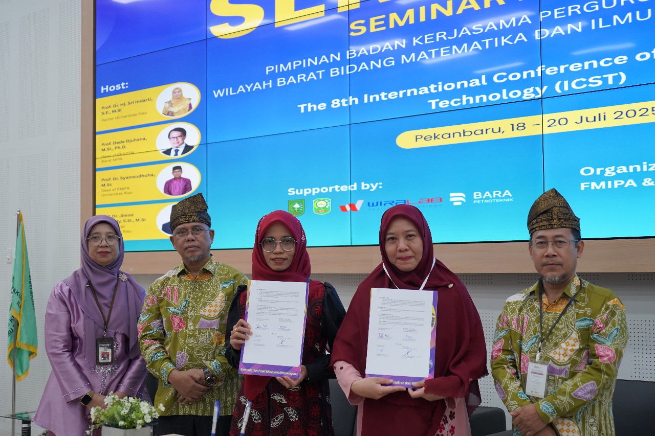 Penandatanganan Kerjasama Antara Jurusan Ilkom UNRI Dengan Jurusan Ilkom Universitas Lambung Mangkurat