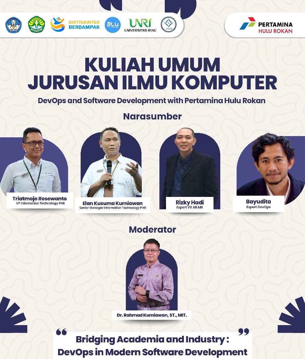 Kuliah Umum Jurusan Ilmu Komputer bersama Pertamina Hulu Rokan