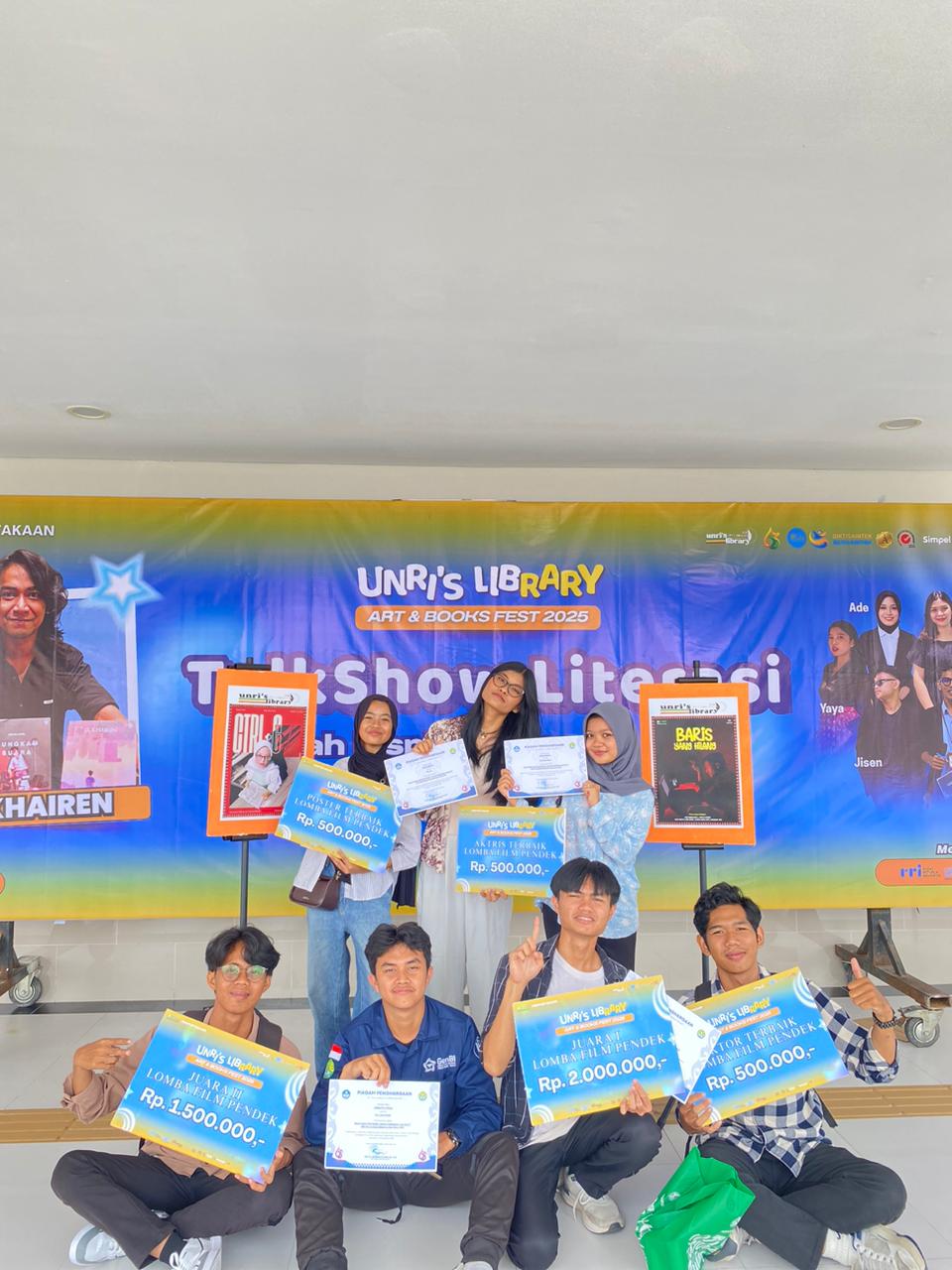 Mahasiswa Ilmu Komputer UNRI Raih Prestasi Gemilang pada Lomba Film Pendek UNRI’s Library Art & Book Fest 2025
