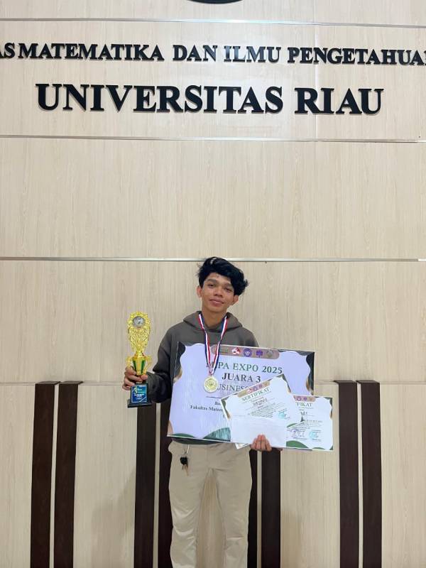 Mahasiswa FMIPA UNRI Raih Juara III Business Case Competition Nasional MIPA EXPO XIX 2025