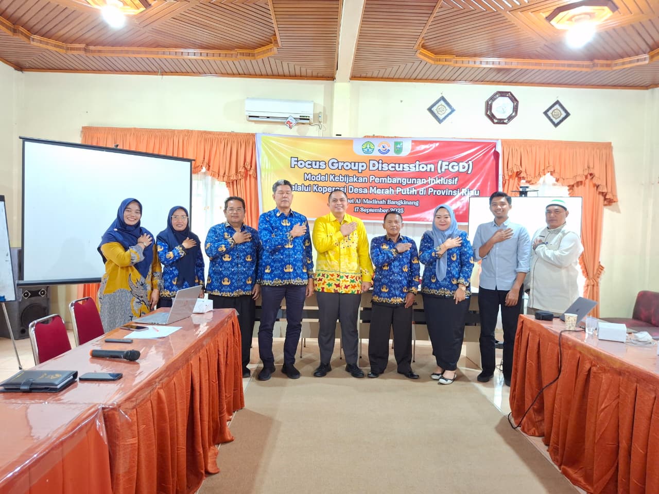 KJFD Pemerintahan Desa UNRI Rumuskan Kebijakan Inklusif Lewat FGD Koperasi Merah Putih