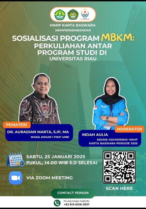 Sosialisasi Program MBKM Perkuliahan Antar Program Studi di Universitas Riau