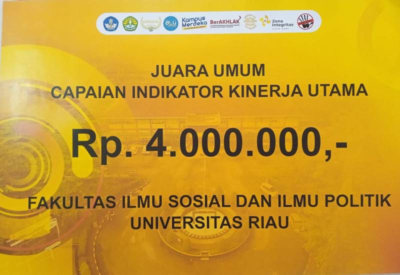Jurusan Ilmu Pemerintahan Raih Juara Umum Dalam Capaian Indikator Utama Di Tingkat Fakultas