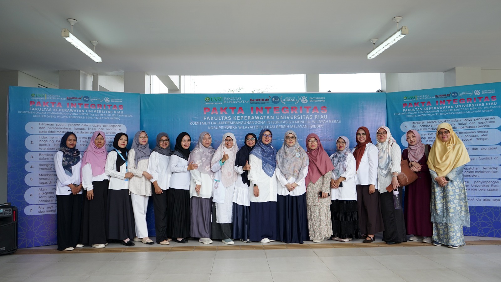 Fakultas Keperawatan Universitas Riau Laksanakan Penandatanganan Pakta Integritas