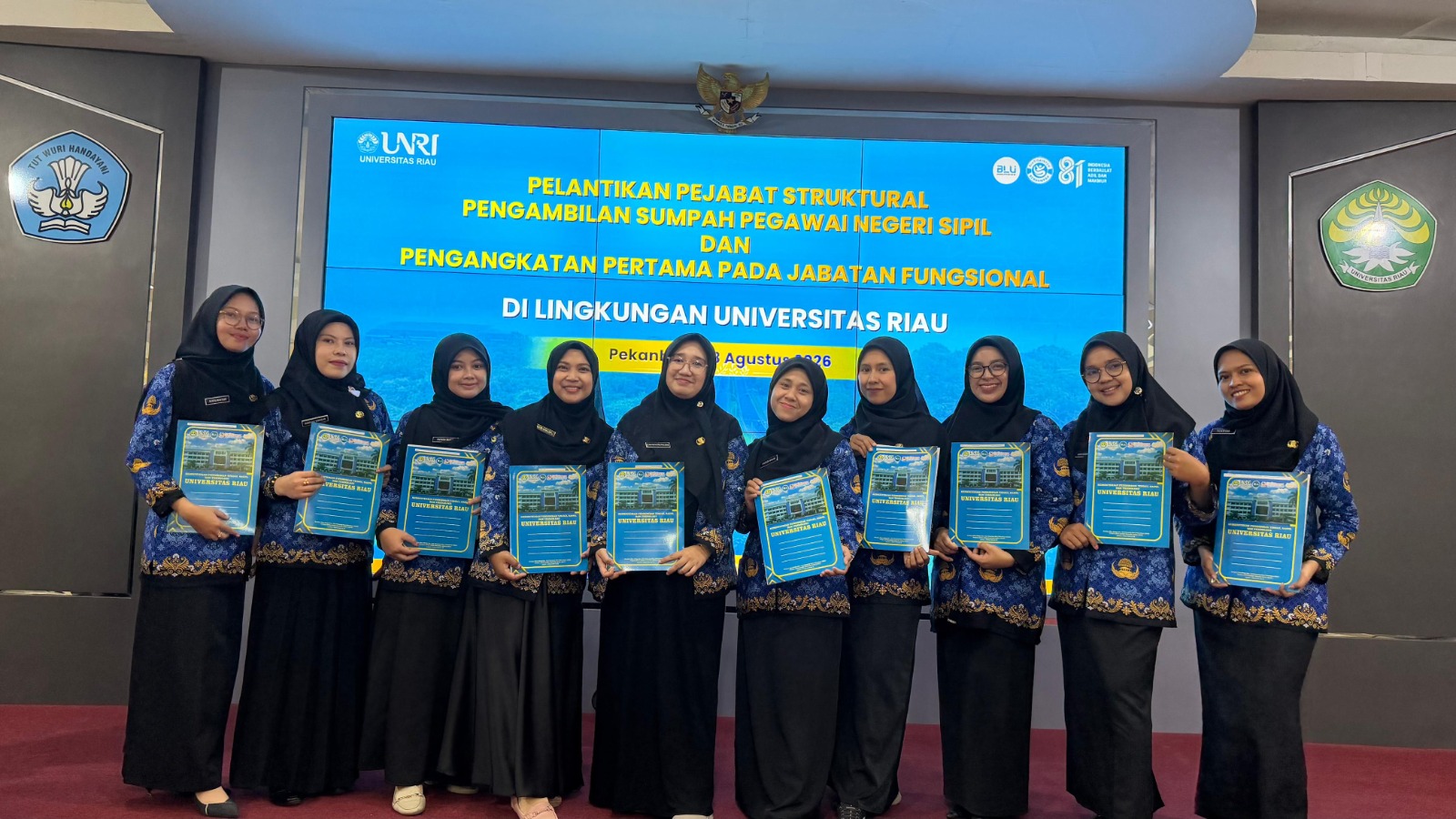 10 Insan FKp UNRI Resmi Menapaki Jenjang Jabatan Fungsional, Perkuat Profesionalisme dan Mutu Akademik
