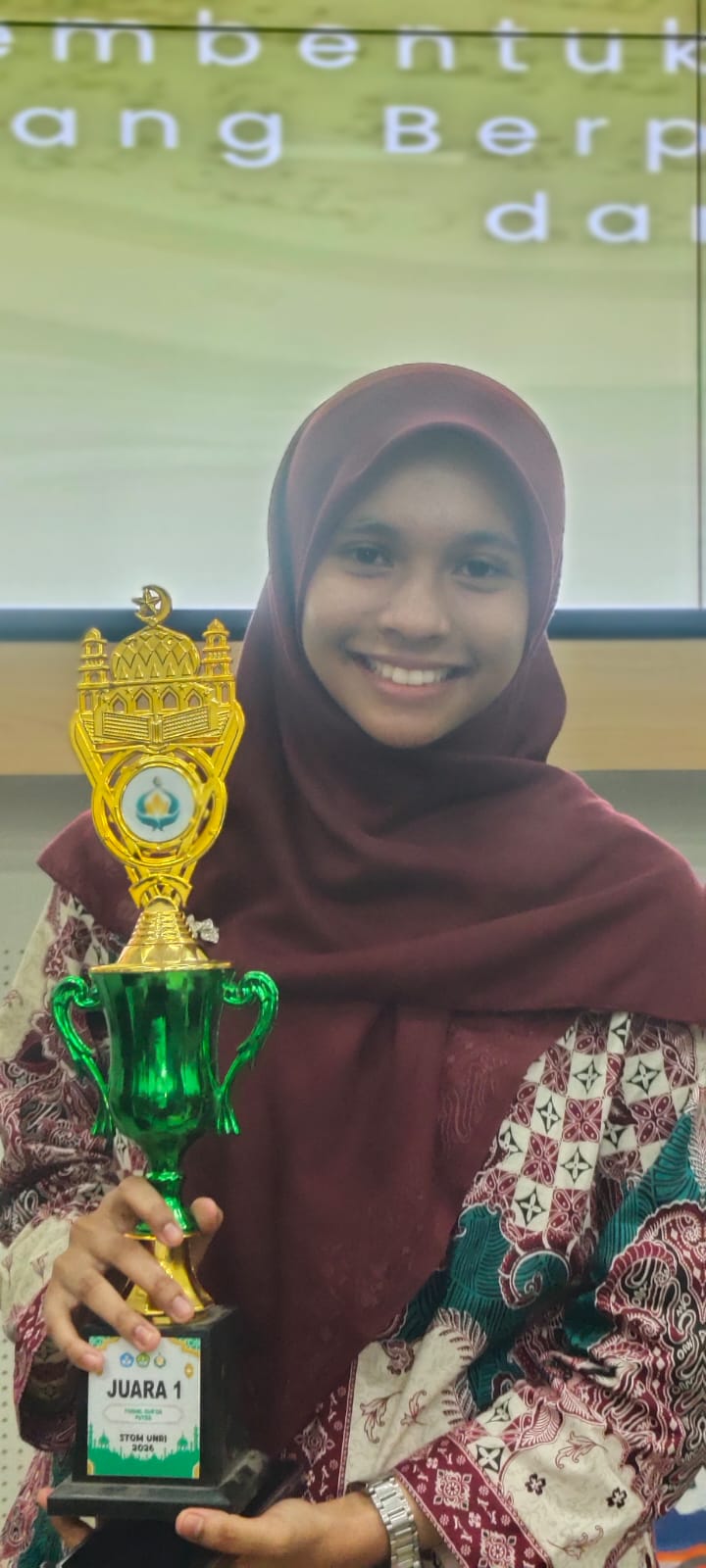 Mahasiswa Fakultas Keperawatan UNRI Raih Juara 1 Tahfidz 10 Juz pada STQ Universitas Riau 2026