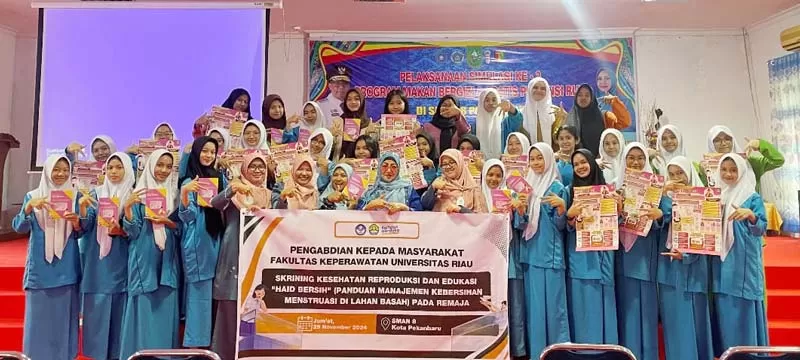 Dosen FKp Unri Skrining dan Edukasi Kesehatan Reproduksi Remaja