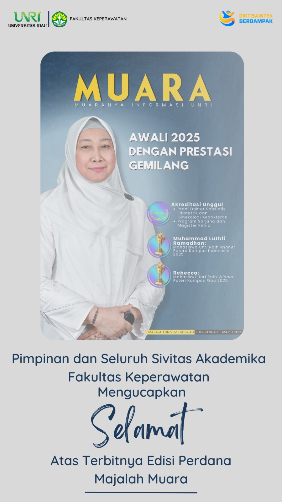 MUARA: Menjadi Ruang Literasi dan Ekspresi Akademik Sivitas Keperawatan
