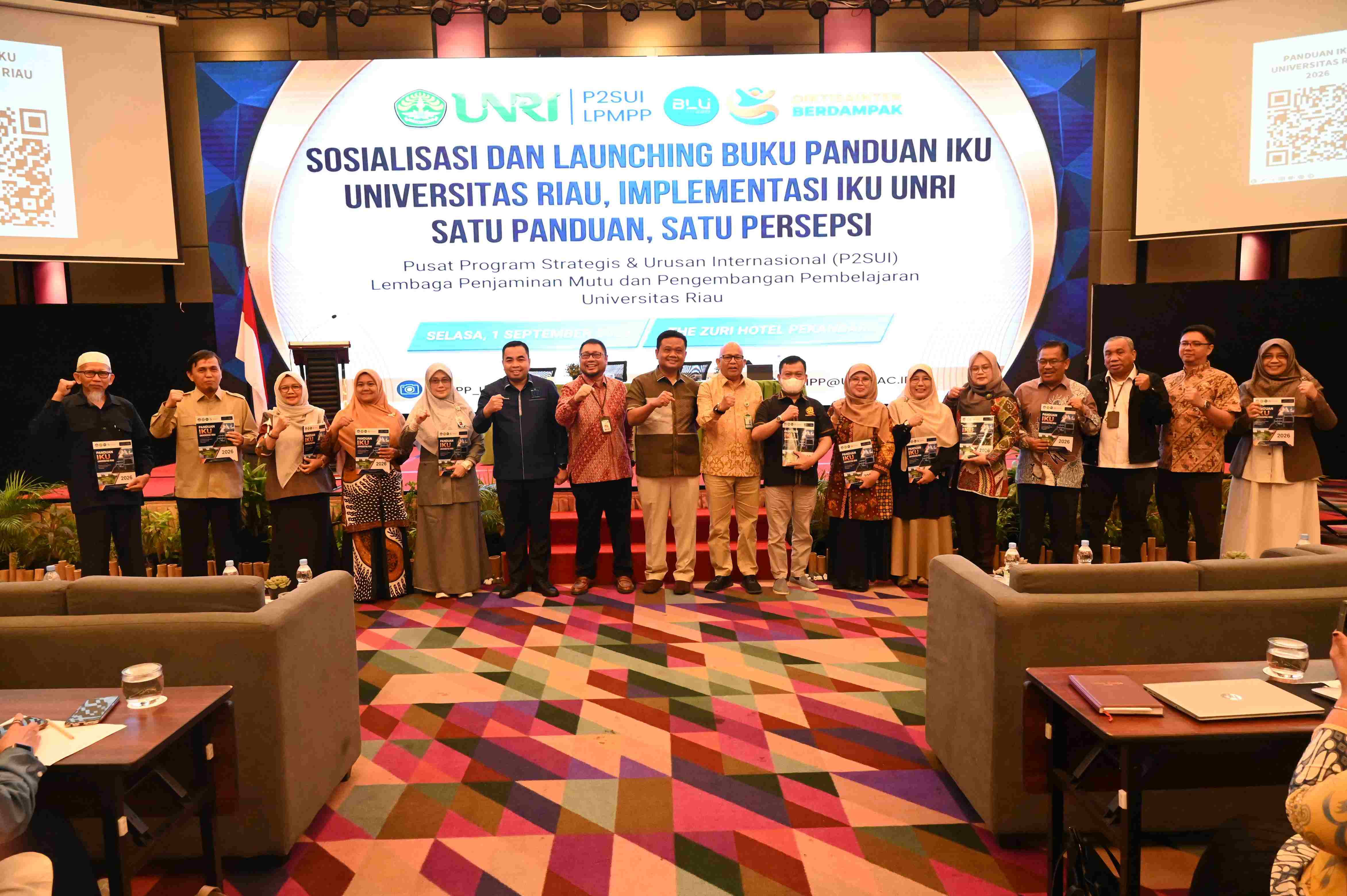 Penyamaan Persepsi Pengelolaan Indikator Kinerja Utama, Universitas Riau Resmi Luncurkan Buku Panduan IKU UNRI