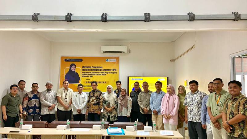 Rancang Pembelajaran Lebih Adaptif, Prodi Administrasi Publik Program Magister FISIP UNRI Gelar Workshop RPS