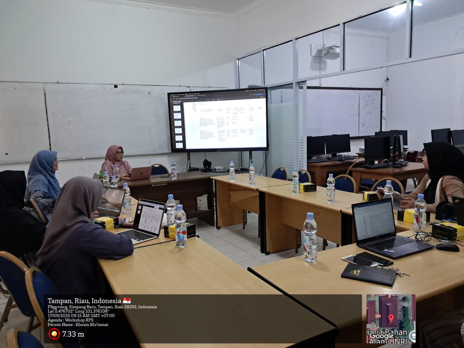 Workshop Jurusan Matematika Penyusunan RPS terkait Rubrik Penilaian Evaluasi Mahasiswa