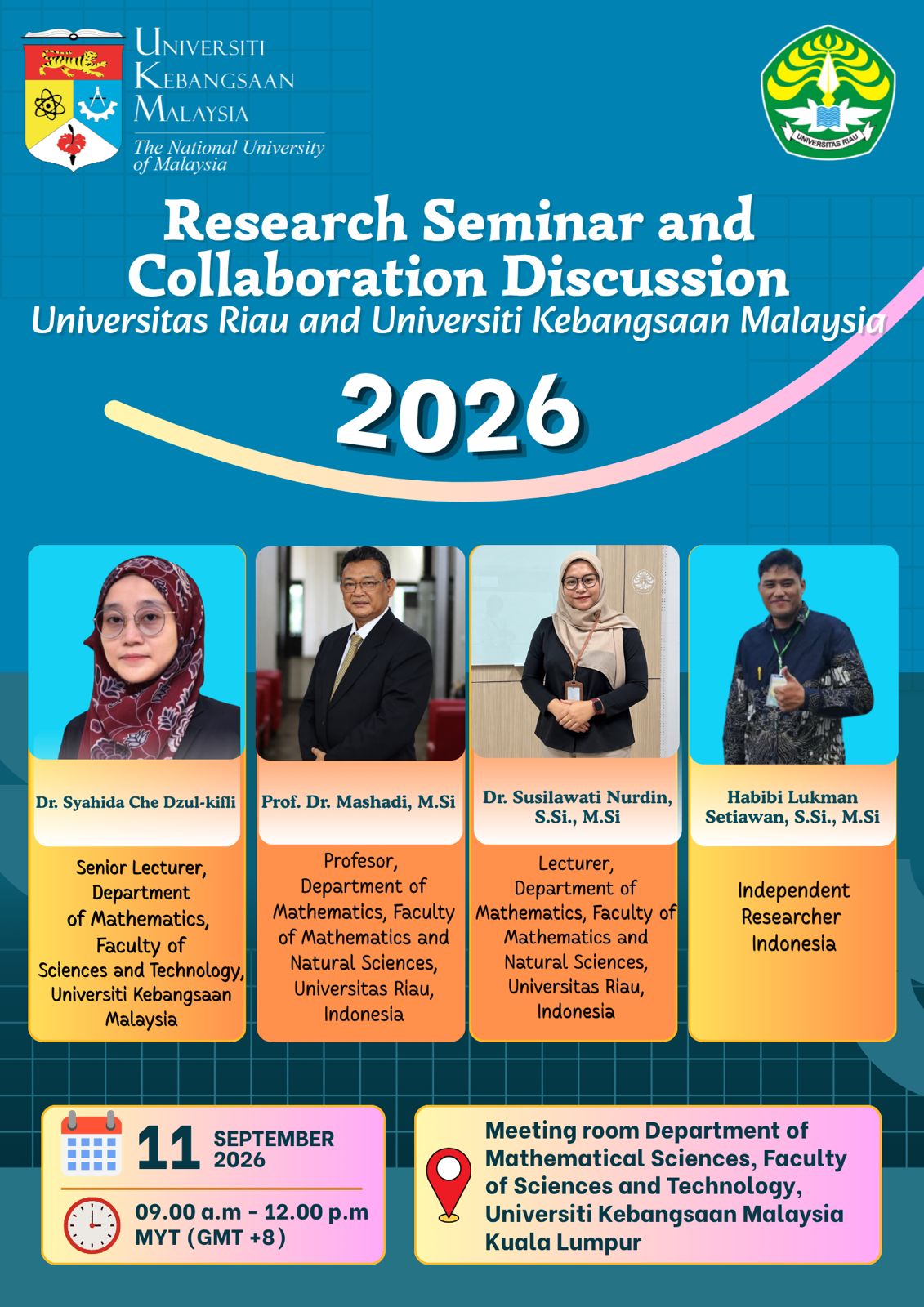 Research Seminar and Collaboration Discussion 2026