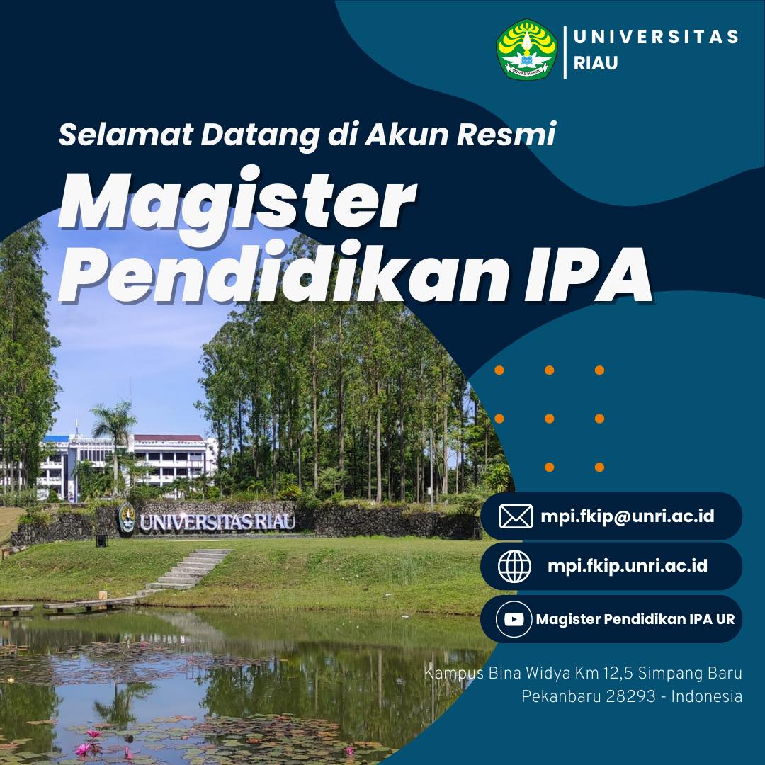 Selamat Datang di Website S2 Pendidikan IPA UNRI