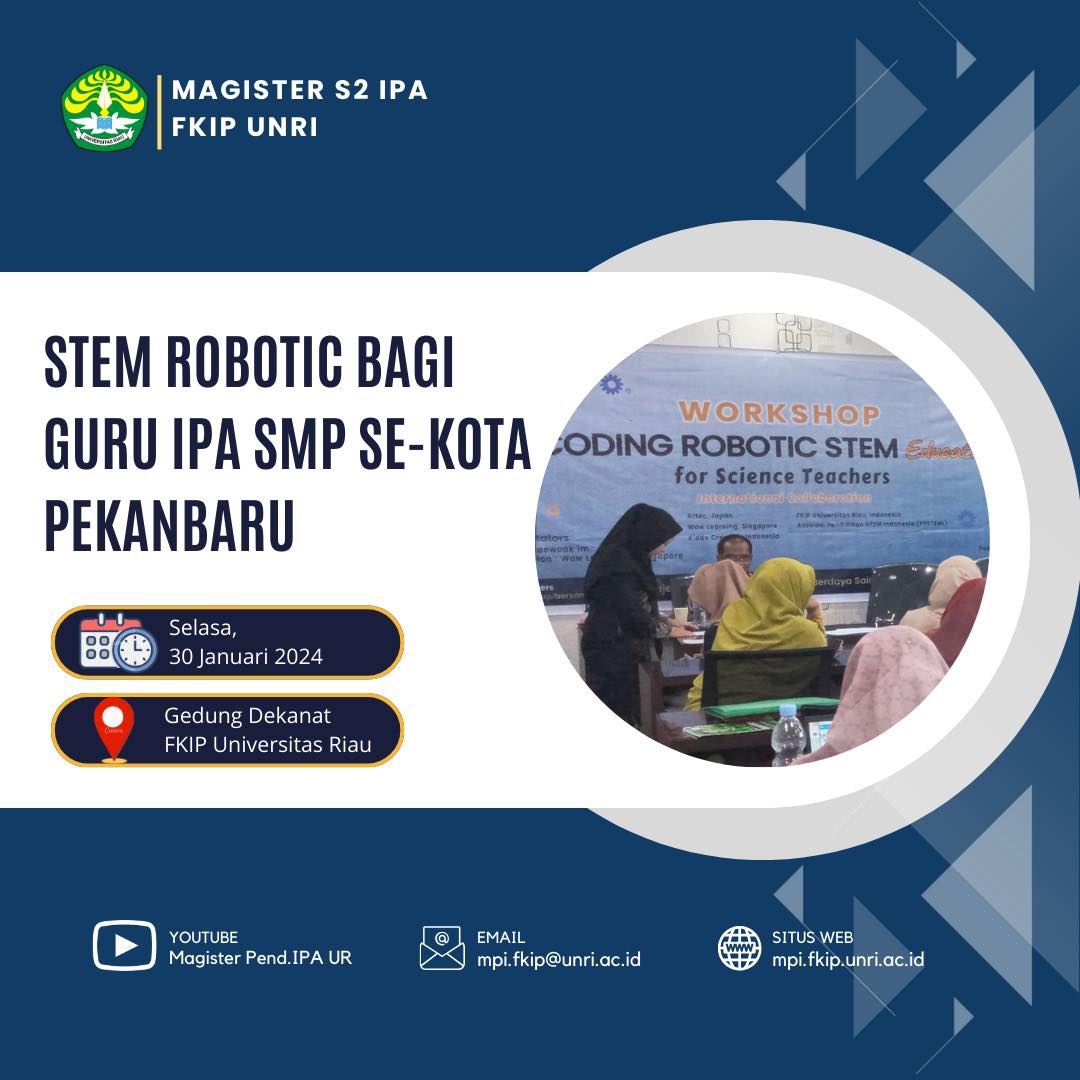 Workshop Coding Robotic STEM Education for Science Teachers